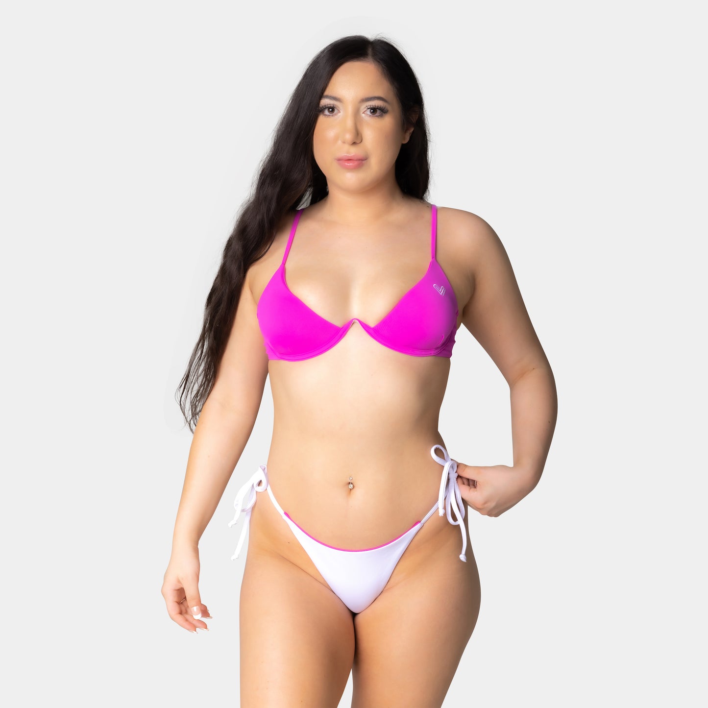 Ultra Purple Modern Fitted Bikini Top