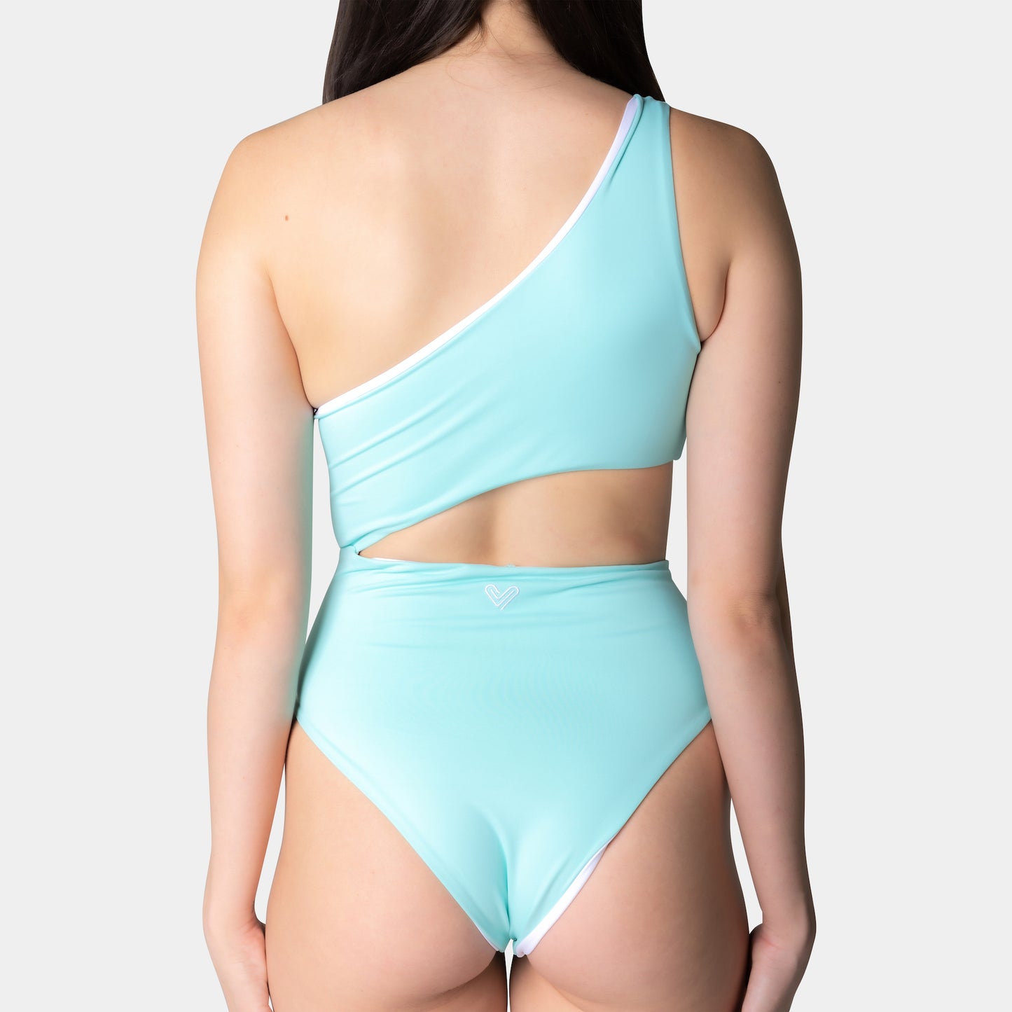 Aruba Blue & Coastal White Reversible One-Piece Swimsuit